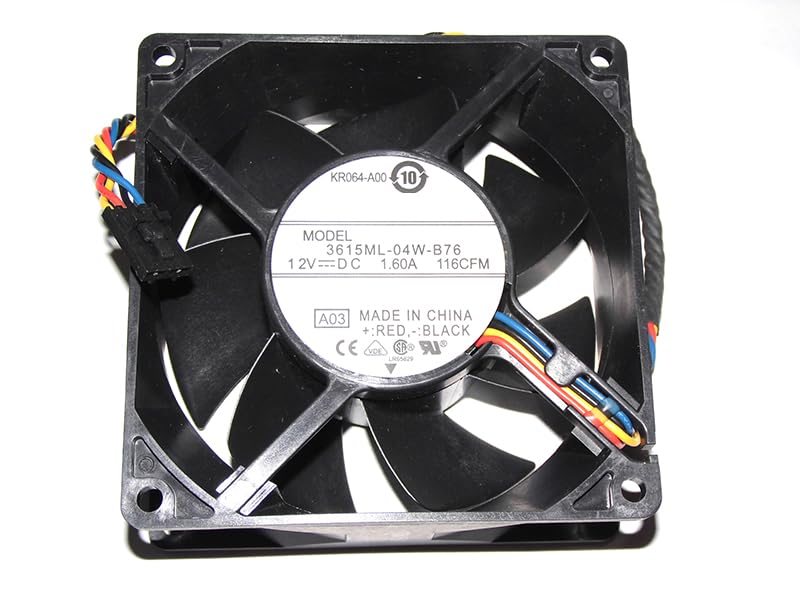 Ventilateur de boîtier 90 x 38 mm contre la surchauffe PC 12V 4 fils