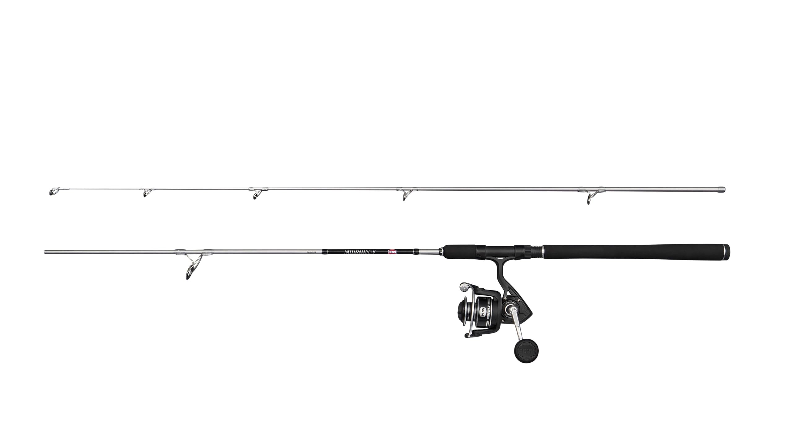 PENN Pursuit V Spinning Rod & Reel Combo | All-Round Saltwater Fishing Set | Graphite Body | HT-100 Carbon Fiber Drag | 4+1 Sealed Ball Bearings | Lightweight Carbon Blank | 4000 | 2.74m | 100-150g