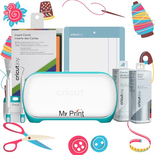 Image of MY PRINT | Cricut Joy Cutting Plotter for Crafting | Sticker | Cutout | Customise Work For Business Supplies Products | 4.5 inch (Cricut Joy) ([with Essential Bundle])