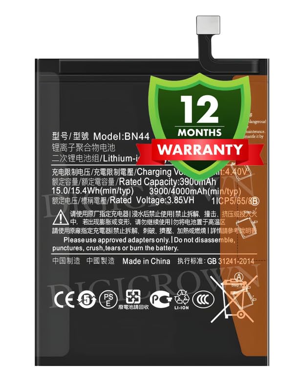 Image of Original BN44 Battery Compatible for Xiaomi Redmi 5 Plus - 4000mAh - 1 Year Warranty
