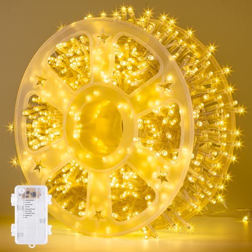 Guirlande lumineuse sapin de Noël et jardin 25M 500 LED pour balcon