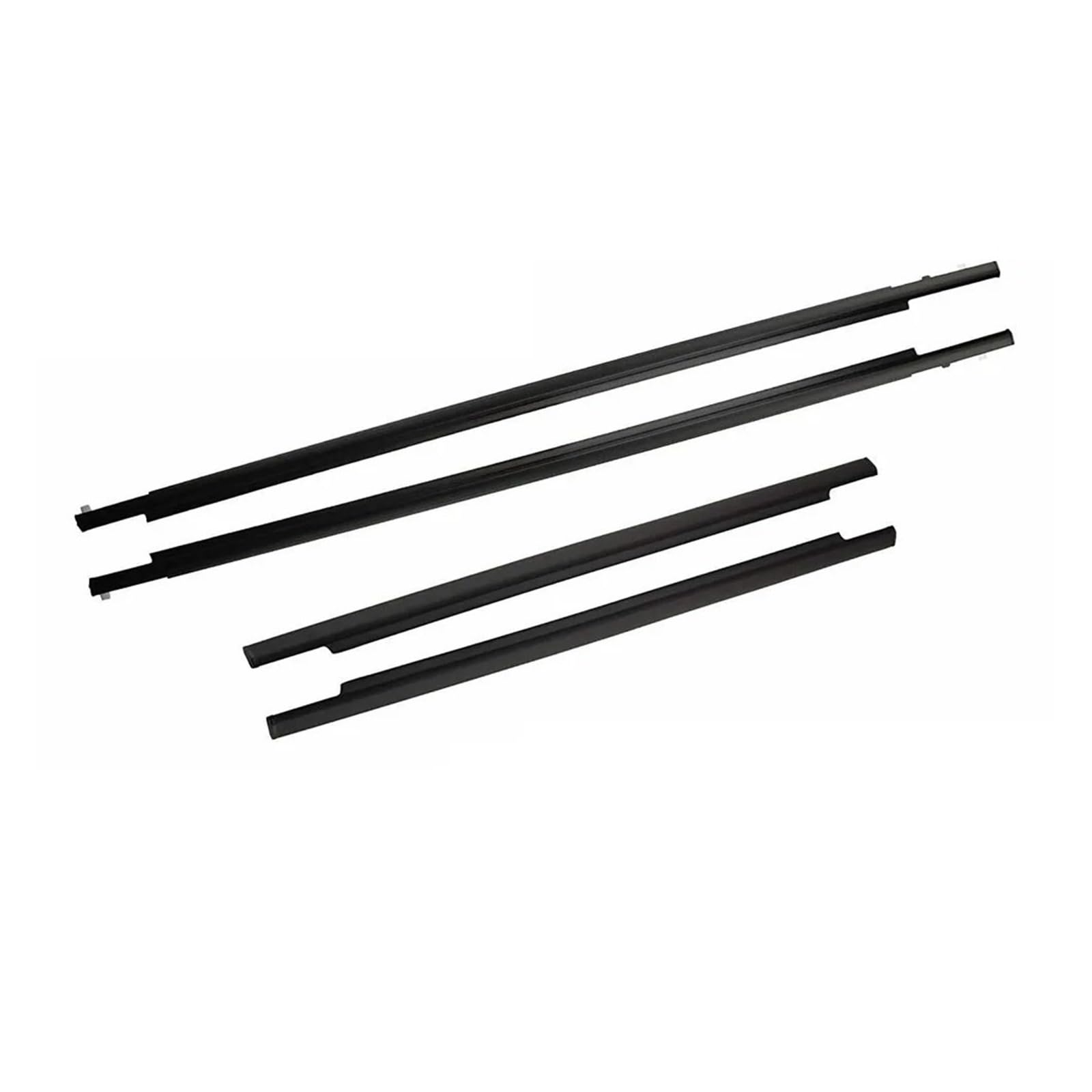 4PCS Window Weatherstrips Moulding Trim Seal Belt Compatible with 2007-2014 FJ Cruiser