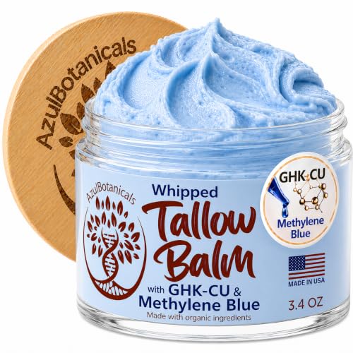 Copper peptide GHK-Cu & Methylene Blue Infused Whipped Beef Tallow Balm