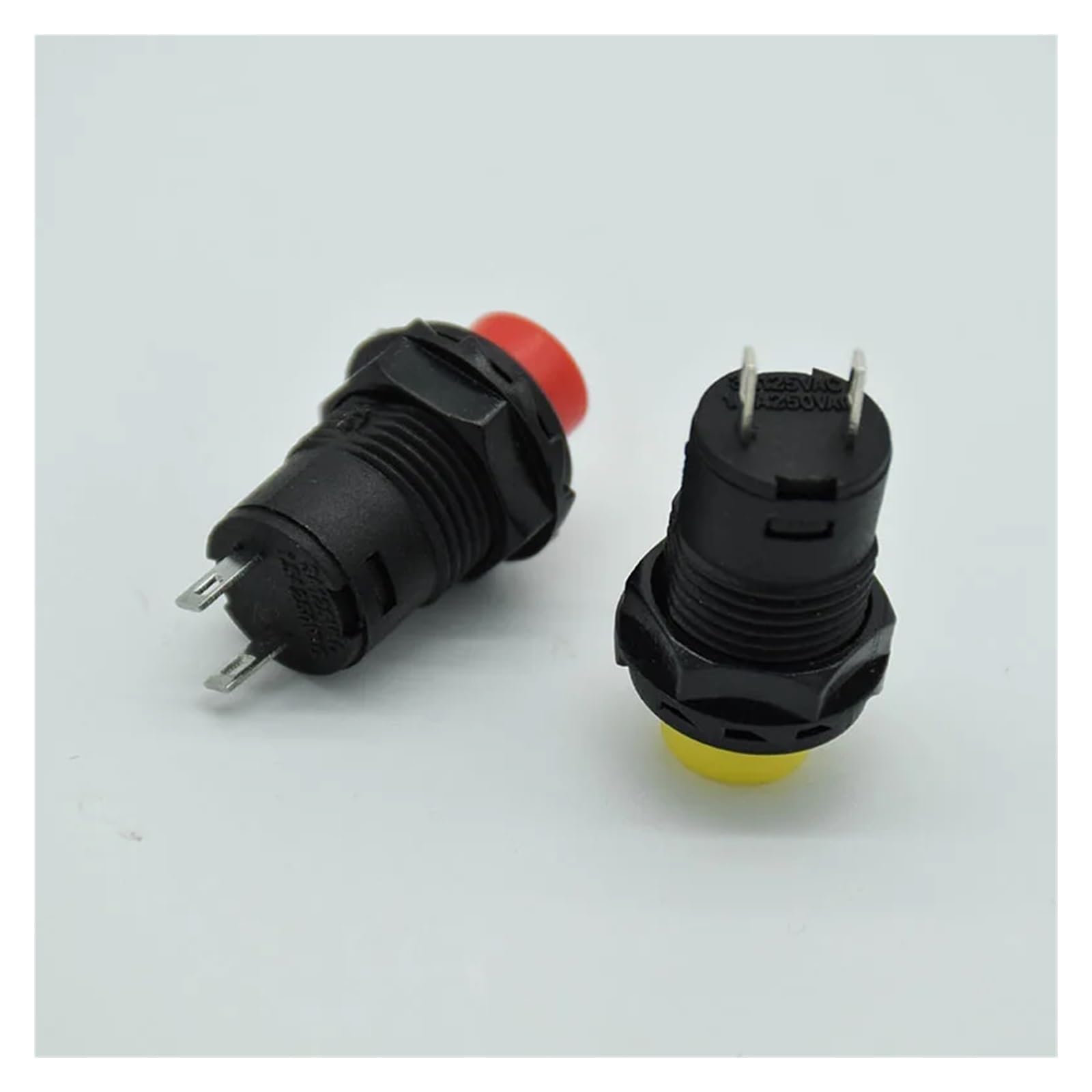60pcs 12mm Momentary push button switches 3A /125VAC 1.5A/250VAC Momentary Push Button Switch Round CZAOINCU(60 black)