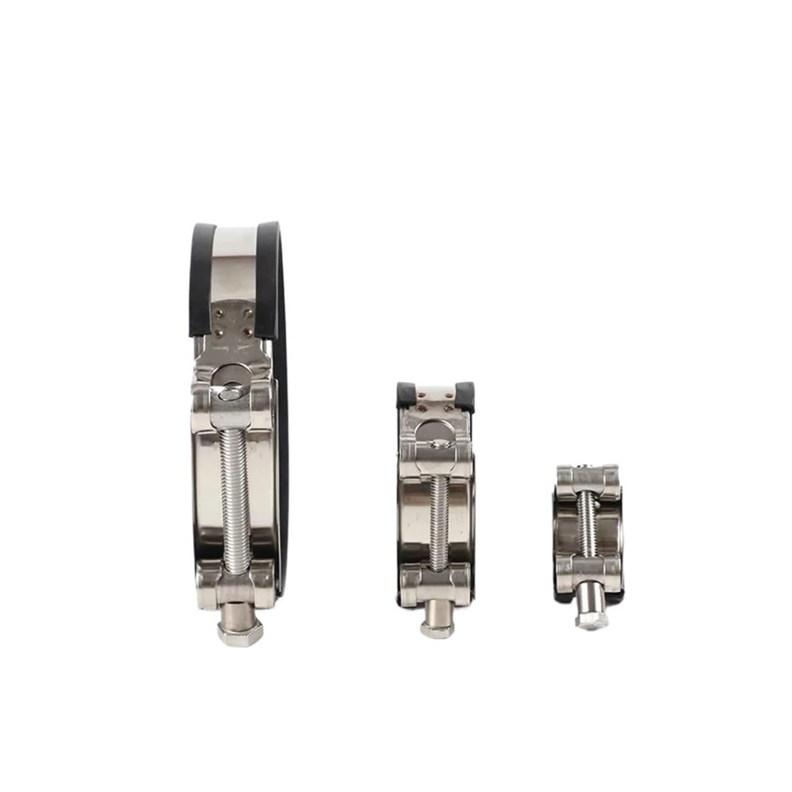 Abrazaderas de cable reforzadas con amortiguación de goma, abrazaderas circulares for mangueras de aire, agua y combustible, abrazaderas aisladas for tuberías de agua.(370mm-382mm(1pcs))