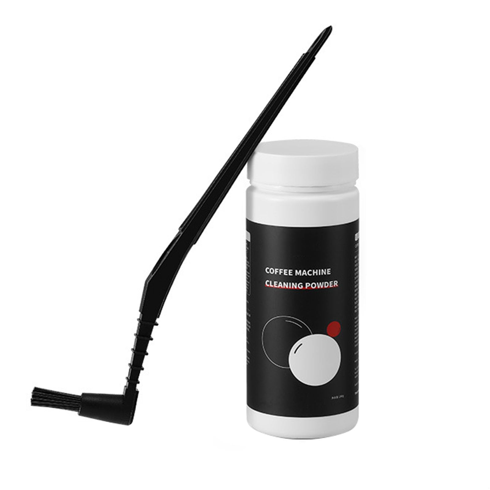 Generisch Ergonomischer, Kaffeemaschinenbürste und Pulverschüssel, Espressokocher Reinigungswerkzeug für den Heimgebrauch, Kaffeezubehör, Schleifbürsten Set