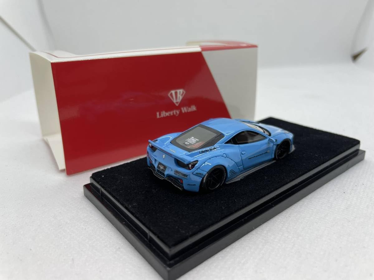 Amazon | LB Liberty Walk 1/64 フェラーリ Ferrari 458 Italia ブルー