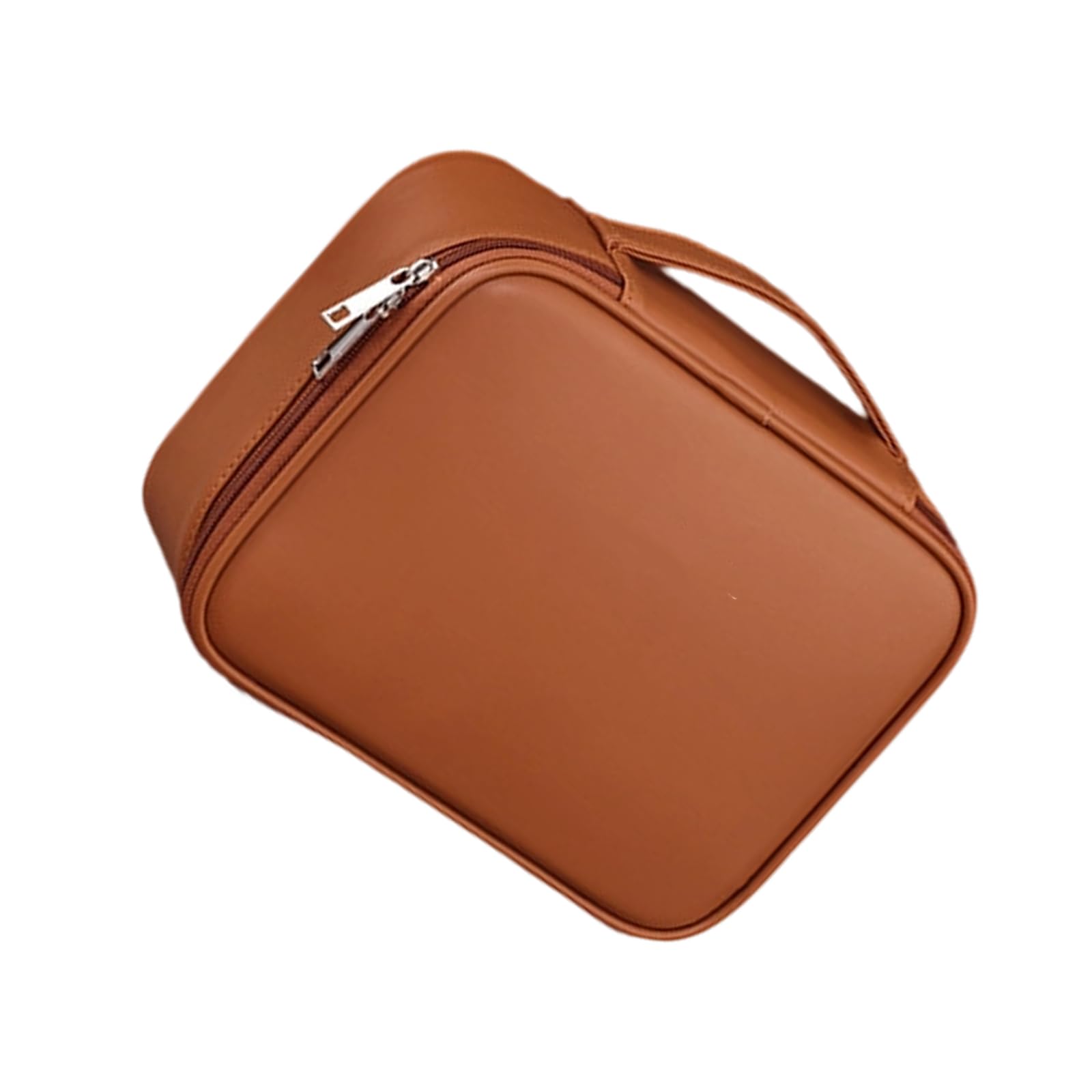 Buxuaaaa Spacious Cosmetic Storing Bag Featuring Water Resistant PU Substance and Stylish Modern Design for Daily Use PU Substance Makeup Bag
