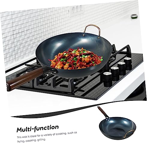 Wok tradicional de hierro multifuncional DECHOUS miniatura 5