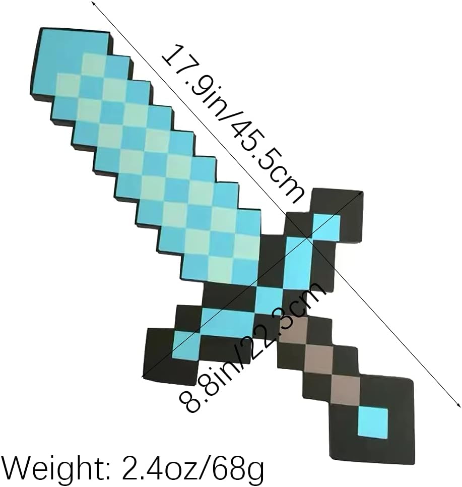Mosaic Sword, Foam Sword, Clothing Accessories, Party Dressing Props : Clothing, Shoes & Jewelry