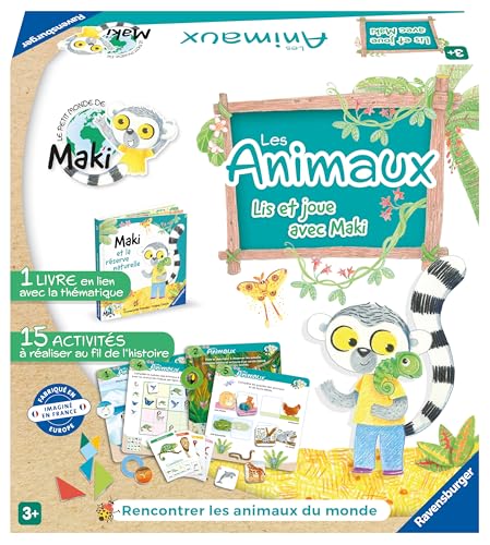 Lis et joue avec Maki Les animaux Ravensburger Jeux France - vue 3