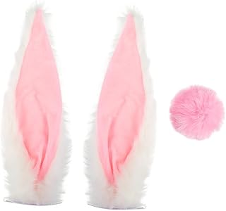 ERINGOGO 1 Conjunto De Enfeites De Capacete Orelhas De Coelho Capacete Orelhas De Coelho Orelhas De Coelho De Pelúcia Capacete Decorativo Decoração De Orelhas De Coelho Para