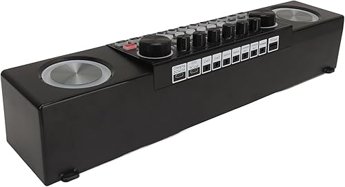 Miniatura 9 de Máquina de karaoke, altavoz inalámbrico de ajuste digital para máquina de karaoke con micrófono para fiesta en casa