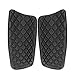 HERCHR Soccer Shin Guards, 5 Colors 1 Pair Adult Football Sports Shinguards Soccer Ball Shin Guards Legs Protector Calf Protective Gear(Black)