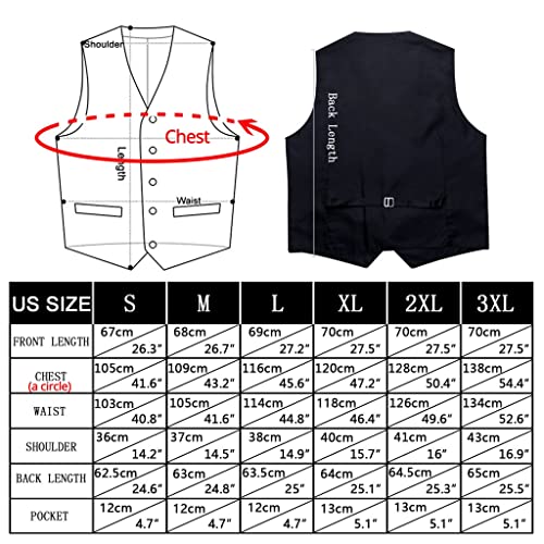 Set corbata slim con chaleco y accesorios para hombre miniatura 5