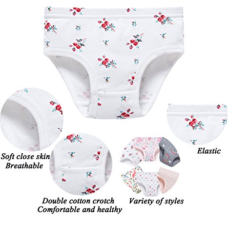 Image of Boboking Baby Soft Cotton Underwear Little Girls'Briefs Toddler Undies