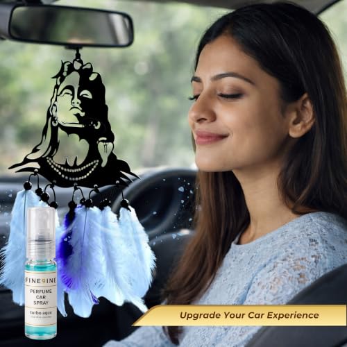 Image of Adiyogi Car Hanging Dream Catcher with Free 5 ml Car Perfume Spray