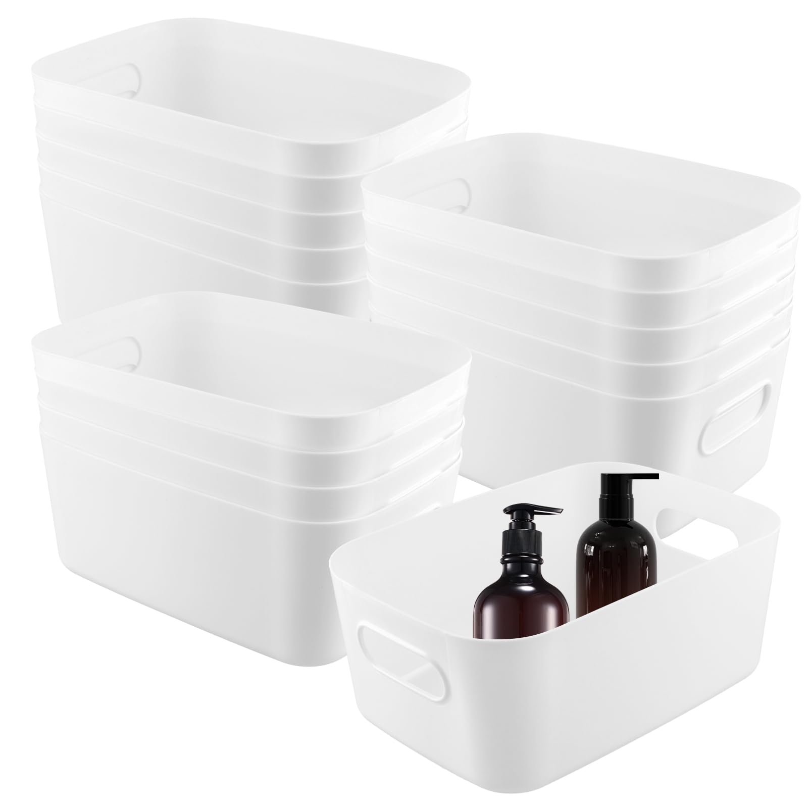 Panier de rangement plastique pour organiser la cuisine et le bureau