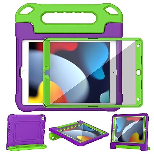 YIHE Kids Case for iPad 10.2" 9th/8th/7th Gen, Pro 10.5"& Air 3,PurpleGreen