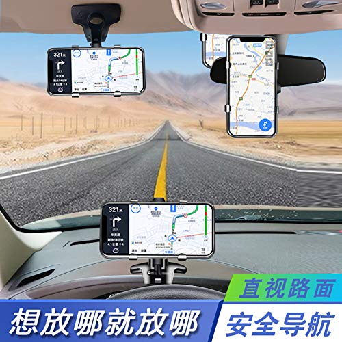 Painel do carro, suporte para celular Adaskala, estrutura de suporte de navegação do carro, visão di