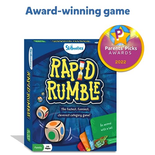 Skillmatics Board Game - Rapid Rumble, Educational And Clever Category Game, Gifts For Kids, Teens & Adults #TOP4