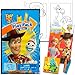Disney Toy Story Mini Party Favors Set for Kids - Bundle with 24 Mini Toy Story Activity Play Packs with Coloring Pages, Stickers (Buzz Lightyear Woody Birthday Party Supplies)