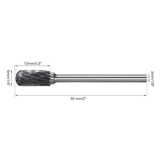 Fresas rotativas de carburo de tungsteno, 3 pcs miniatura 2