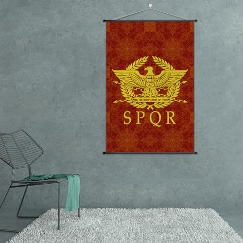 Póster de la bandera del Imperio Romano: decoración clásica para despachos 2