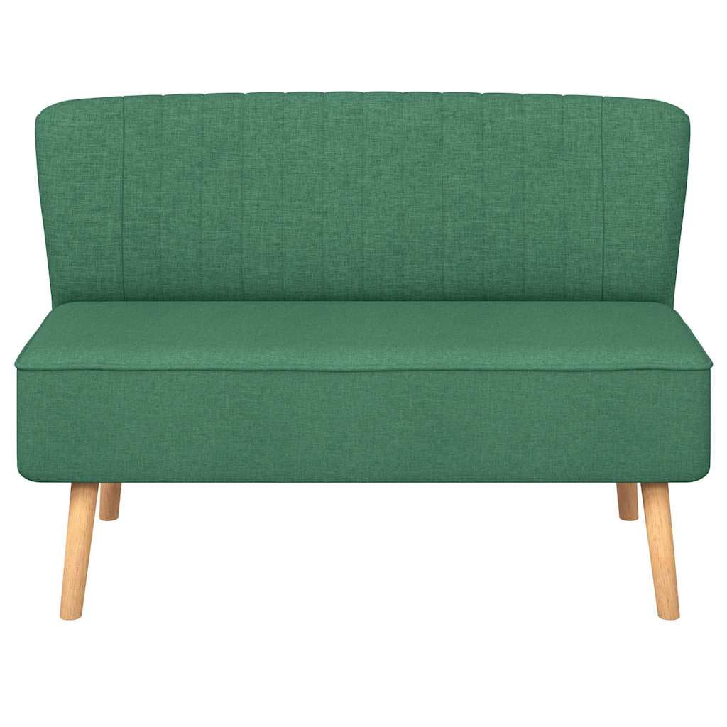 Tomostar Canapé 2 Places, Causeuse de Salon Sofa 2 Places 117x55,5x77 cm Tissu Vert