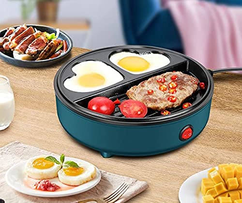 CREDSY Egg Fried Burger Machine Omelette Machine Breakfast Bread Maker Electric Cooker Non Stick Frying Pan Waffle Maker Sandwich Maker ,BBQ Grill Machine ,Electric Cooker, Non Stick Frying Pan – 600W