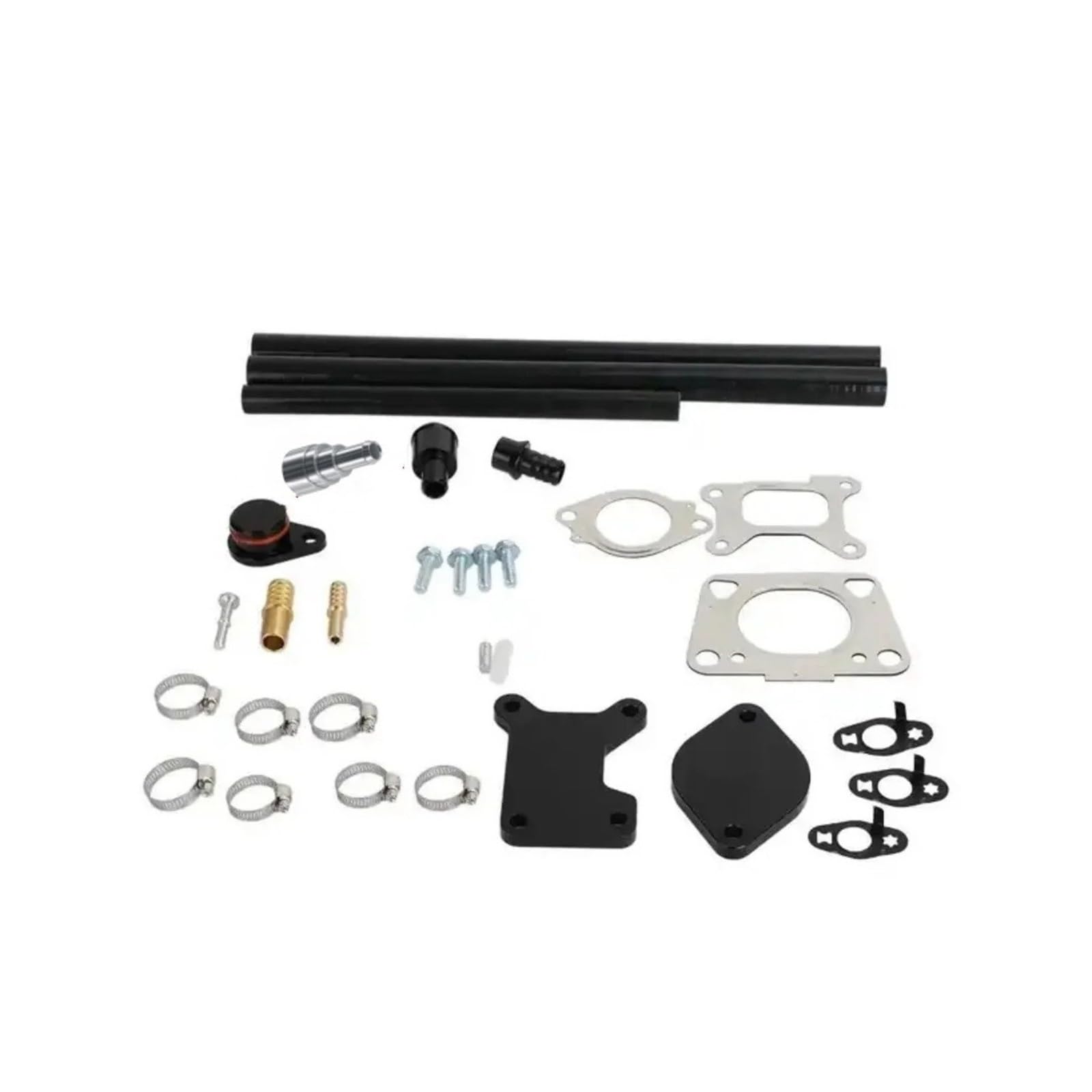 EGR Valve Upgraded EGR Valve Kit Billet Intake Plate 800409HP for Chevy 6.6L for Duramax for L5P 2017 2018 2019 Exhaust Gas Recirculation