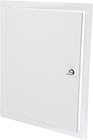Vista 74 de Panel de acceso de plástico blanco de 12 x 16 pulgadas. Panel de puerta de eje de servicio. Plomería, electricidad, calefacción, panel de acceso