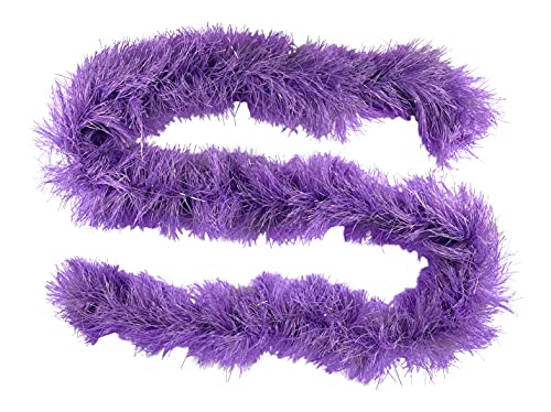 Girls Tea Party Hat Dress Up with Boa and White Gloves - Purple4