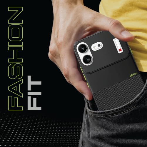 Image of AIBEX Premium Back Cover Case Compatible for Nothing 4B 5G | Scratch & Drop Tested Shockproof Matte Texture Case with Soft Microfibre Lining | Slim Fit Cover with Anti-Scratch - Black
