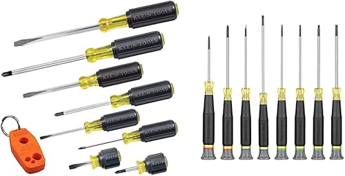Miniatura 9 de Klein Tools 85148 Juego de destornilladores con magnetizadordesmagnetizador para puntas magnéticas y destornillador electrónico 32314, 14 en 1 con 8