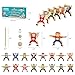 moopok Wooden Stacking Toys,16Pcs Circus Hercules Acrobatic Troupe Interlock Toy,Balancing Building Blocks Game Toddler Puzzle Toys,for 3 4 5 6 Years Old Kids Adults