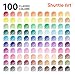 Shuttle Art Fineliner Pens, 100 Colors 0.38mm Fineliner Color Pen Set Fine Line Drawing Pen Fine Point Markers Perfect for Adult Coloring Books Drawing and Journal Art Projects