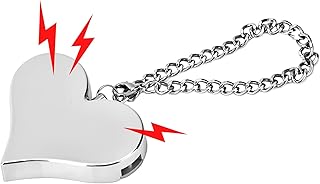 Personal Alarm, Security Alarms Keychain for Women, 130DB Loud Self Defence Panic Rape Attack Safety Alarms, Emergency Self Defense Siren Safety Alarm Keychain for Girls Kids and Elderly (Silver)