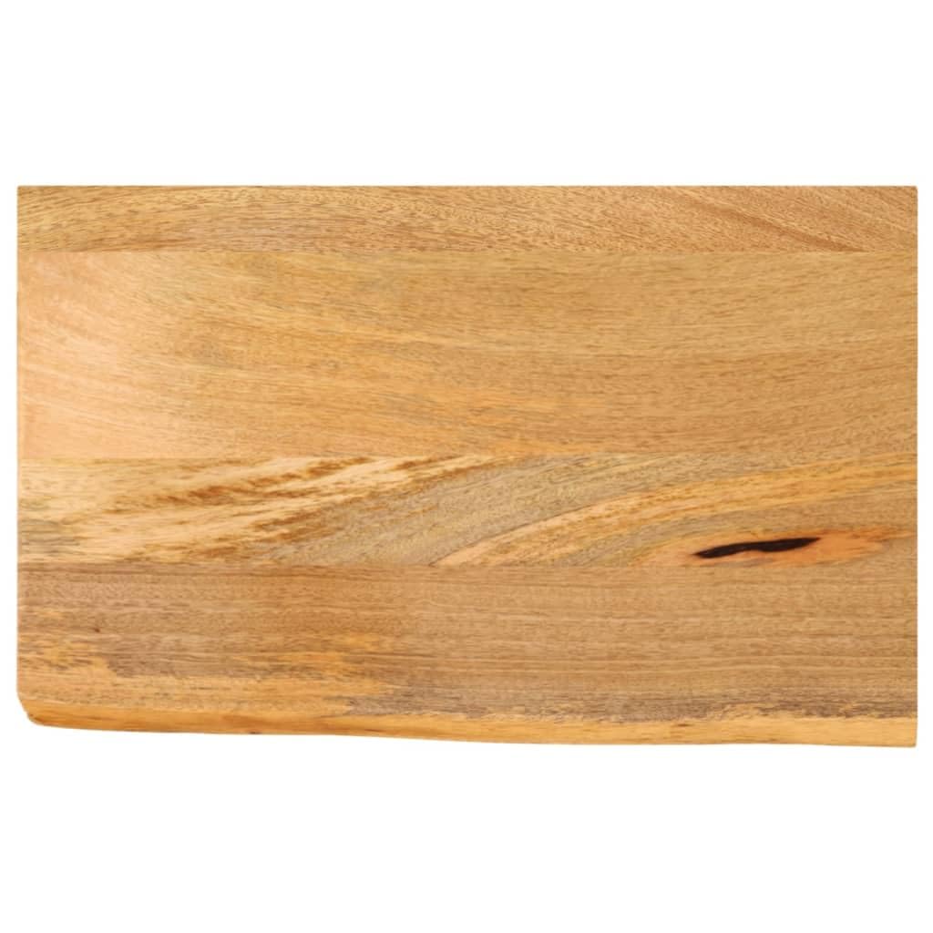 vidaXL Tischplatte mit Baumkante 50x40x2,5 cm Massivholz Mango