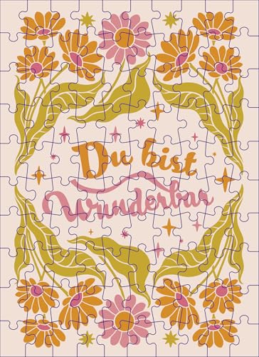 Du bist wunderbar: Kleine Puzzle-Grüße für Dich | 100 Teile Puzzle in Box. Originelles Geschenk für Erwachsene mit persönlicher Grußbotschaft