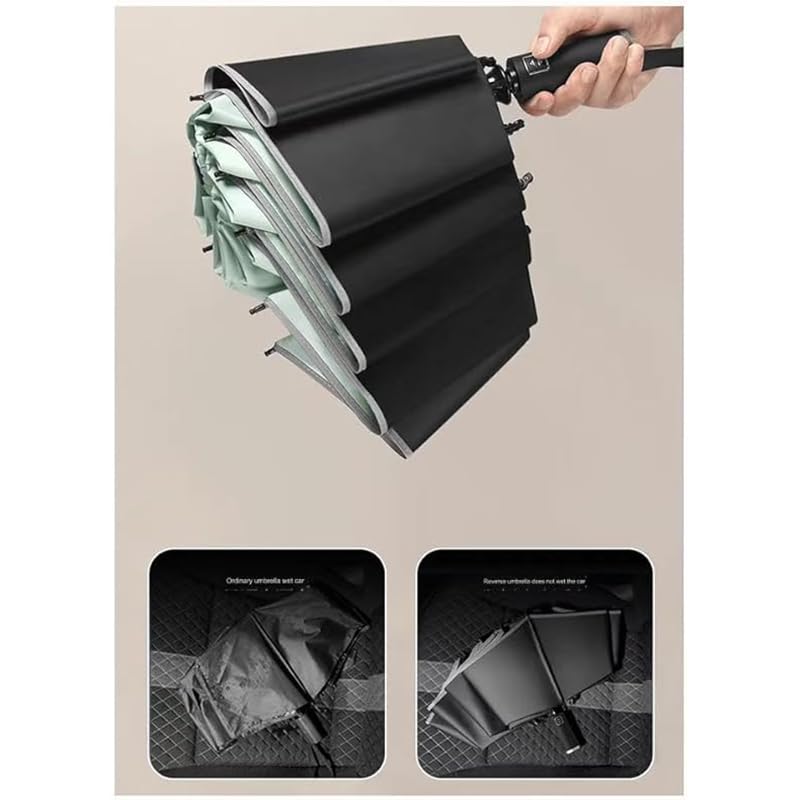 Parapluie de voyage portable pliable pour Peugeot 206 207 308 3008 protection pluie et vent