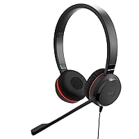 Jabra Evolve 30 II, cuffie stereo con cavo certificate Microsoft Teams con unità di controllo chiamate