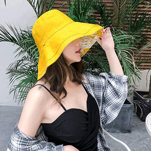 Paille pour femmes YXWYXWA chapeau de plage pliable grand bord