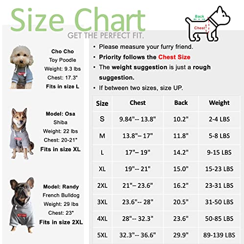 Chochocho Pup Dog Hoodie, Dog Sweater, Fashion Dog Clothes, Pet Clothing Cotton Cat Hoodies Stylish Streetwear Sweatshirt Gray Tracksuits Outfit For Dog Cat Puppy Small Medium Large #TOP1