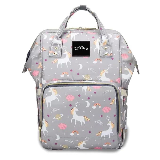 LittleTrove Premium Stylish Trending Diaper Backpack for Newborns Diaper Bag Travelling Diaper Organiser Backpack for Moms-image-11