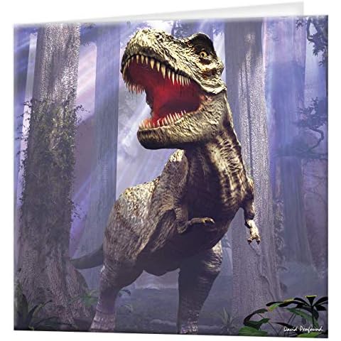 3D LiveLife T-Rex Greeting Card Set Cover