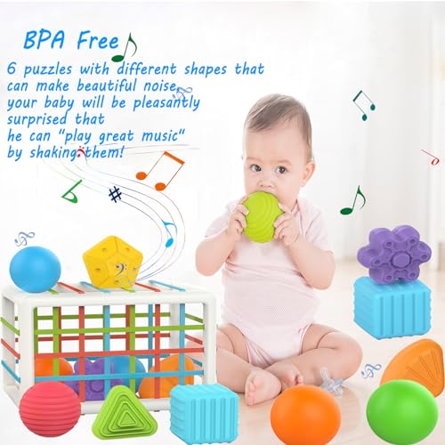 Montessori Spielzeug ab 1-3 Jahre, Spielzeug ab 1 Jahr Baby Spielzeug Motorikspielzeug ab 1-3 Jahre Kinder Spielzeug Jungen Mädchen Lernspiele ab 1 2 3Jahre Formensortierspiel Geschenke Mädchen Junge