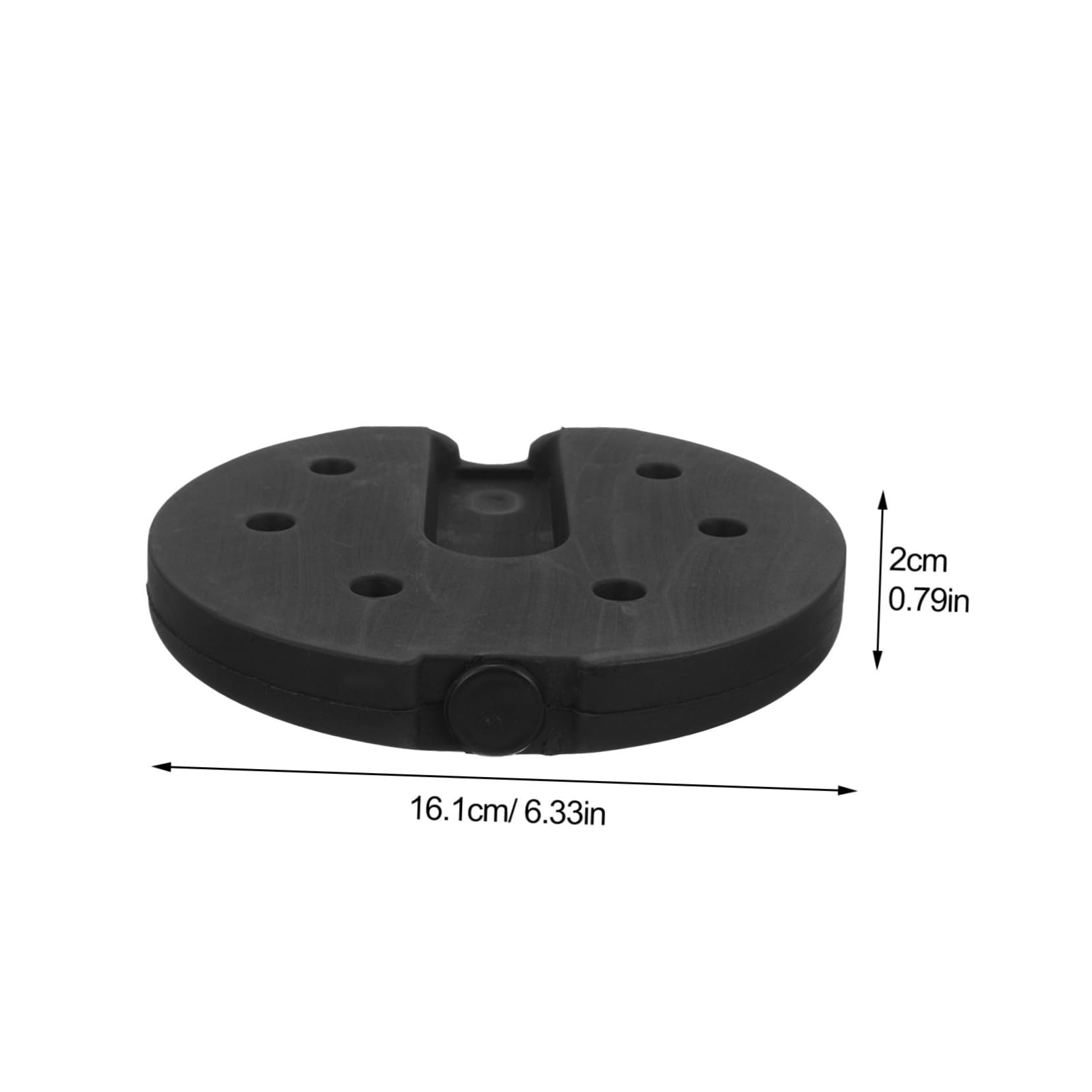 SOLUSTRE Square Floor Lamp Base Weight Stand Lamp Counter Weight for Home Office Sturdy Iron Part