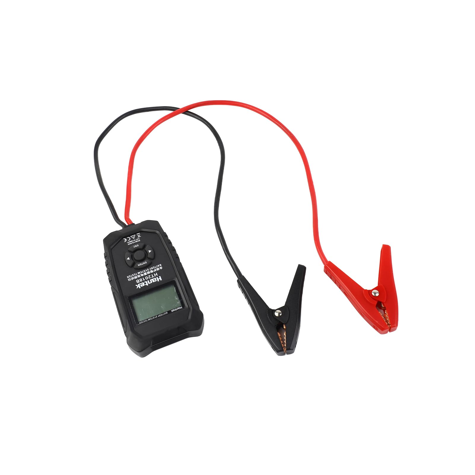 Cyfrowy analizator akumulatorów LCD do systemów pojazdów samochodowych 6V 12V 24V - Tester diagnostyczny układu ładowania przy rozruchu i testowania obciążenia elektrycznego -