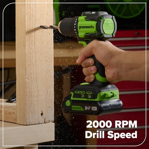 GREENWORKS 24V 8-teiliges Akku-Set: Bohrschrauber, Schlagschrauber, Handkreissäge, Säbelsäge, Stichsäge, Multitool, Schleifer, LED Lampe, 4,0Ah + 2x2,0Ah Akkus (Powerbank), 65W Ladegerät